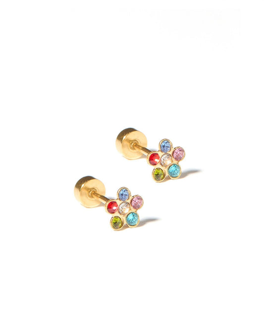 Lyla - Multi Screwback Stud Earrings