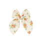 Baby Bling® Belle hair bow clip: Dusty Blue Poppy