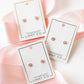 Alli Pink Screwback Stud Earrings