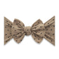 Sage/White Dot: Baby Bling® Shabby Dot Knot soft nylon headband