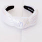 Iridescent USA Headbands: White