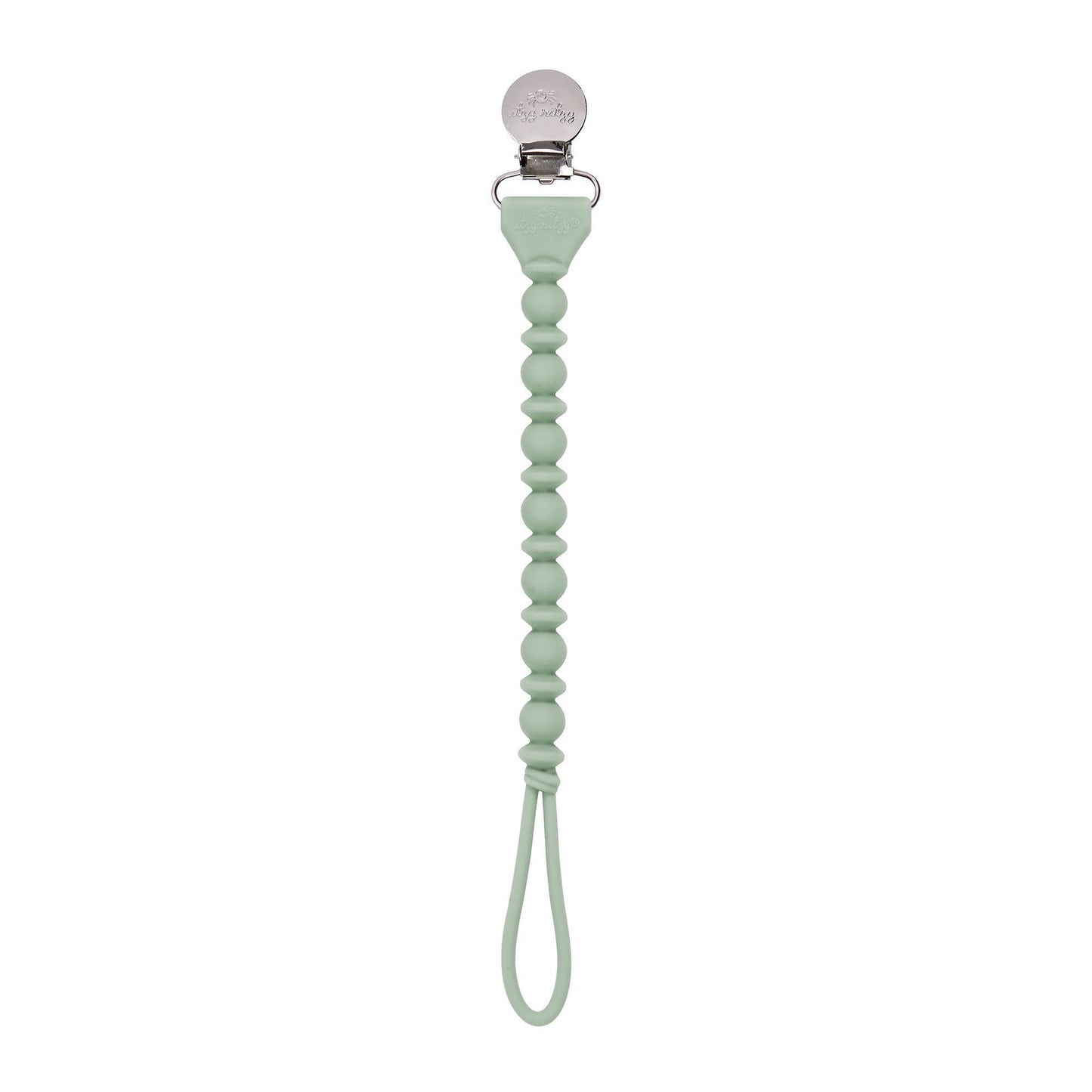 Sweetie Strap™ Silicone One-Piece Pacifier Clips: Succulent Beaded