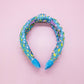 Kids Knot Headband - Confetti Hair Accessories for Girls: Silver