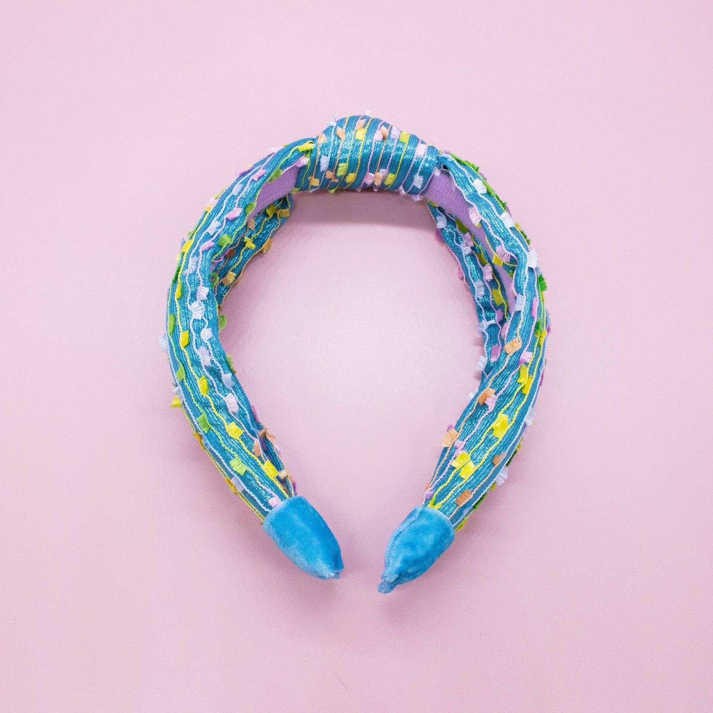 Kids Knot Headband - Confetti Hair Accessories for Girls: Silver