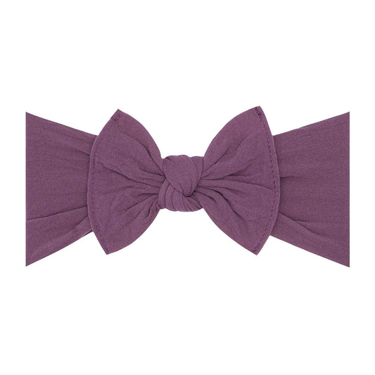 Lilac: Baby Bling® The Original Knot soft nylon headband