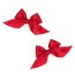Red 2pk Satin Baby Bloom Clips