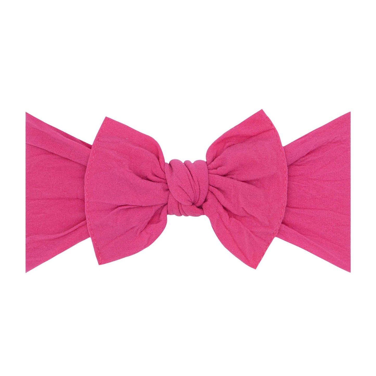 Baby Bling® The Original Knot soft nylon headband: Hot pink
