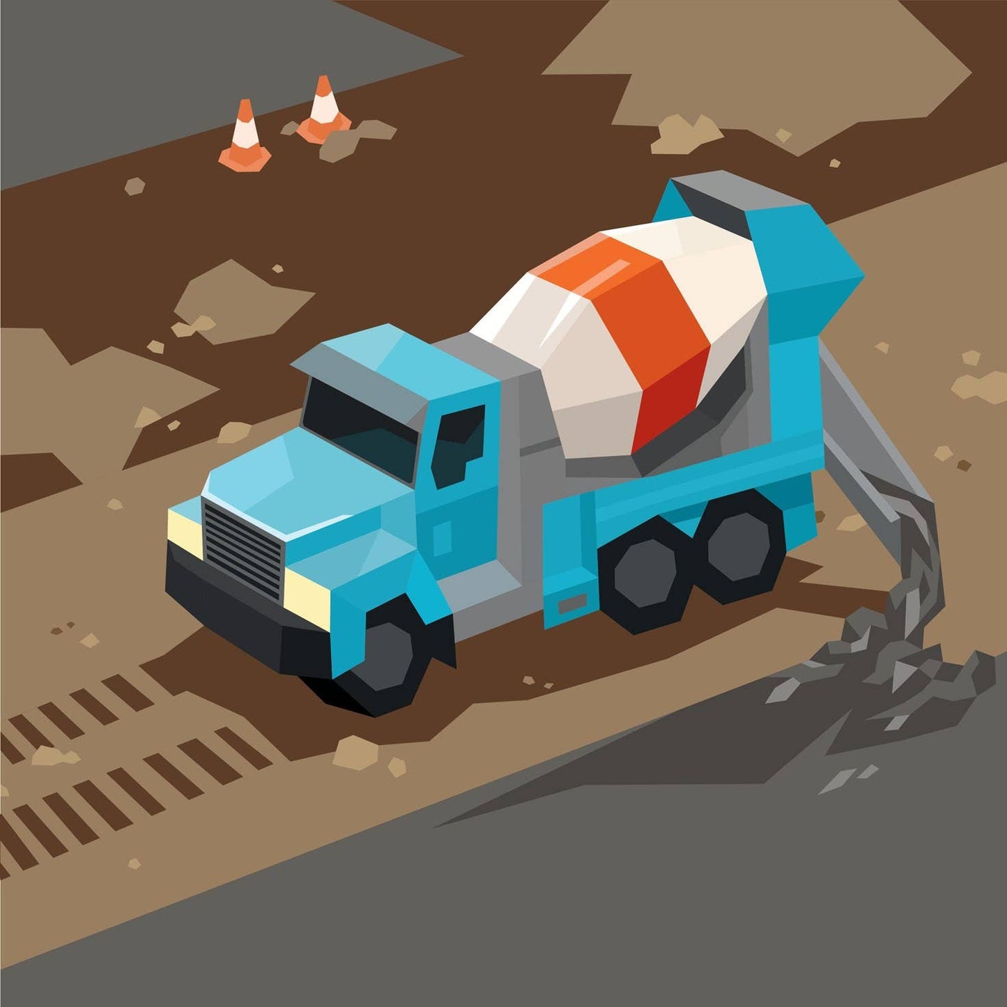Kids: Trucks, Trains & More Paint by Sticker