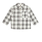 Gray Flannel Long Sleeve Button Up