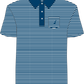 Performance Polo S/S- Navy Stripe