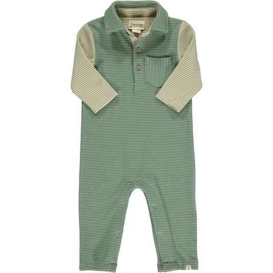 Green/Sage Arms Romper
