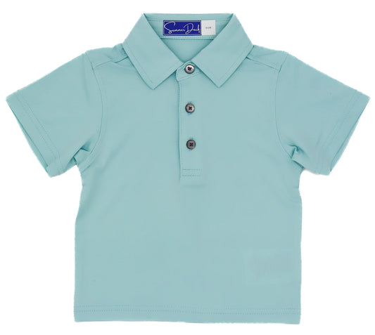 Light Blue/Aqua Performance Polo