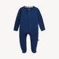 Blue Solid Modal Footie