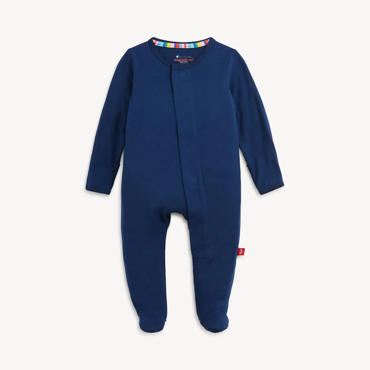 Blue Solid Modal Footie