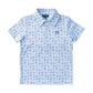 Short Sleeve Pro Performance Polo- Fourth of July Fireworks