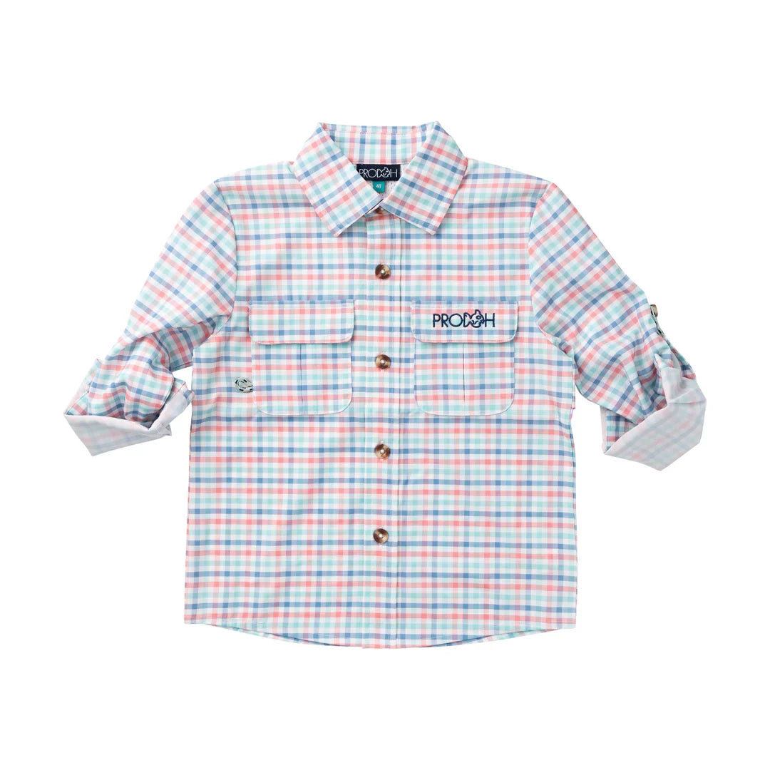 Long Sleeve Founders Kids Fishing Shirt