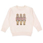 Pastel Nutcracker Patch Christmas Sweatshirt