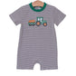 Tractor Pumpkin Applique Romper