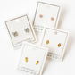 Alli Pink Screwback Stud Earrings