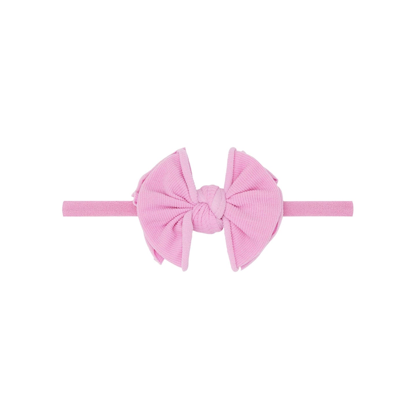 Cherry Red Baby Bling® Baby FAB® Skinny soft nylon bow headband: