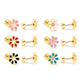 Screwback Stud - Elsie - Pink