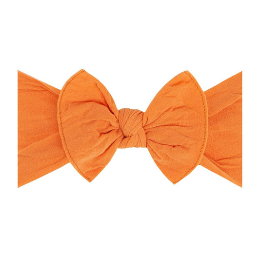 Tiger orange Baby Bling® The Original Knot soft nylon headband: