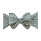 Putty/White dot Baby Bling® Shabby Dot Knot soft nylon headband: