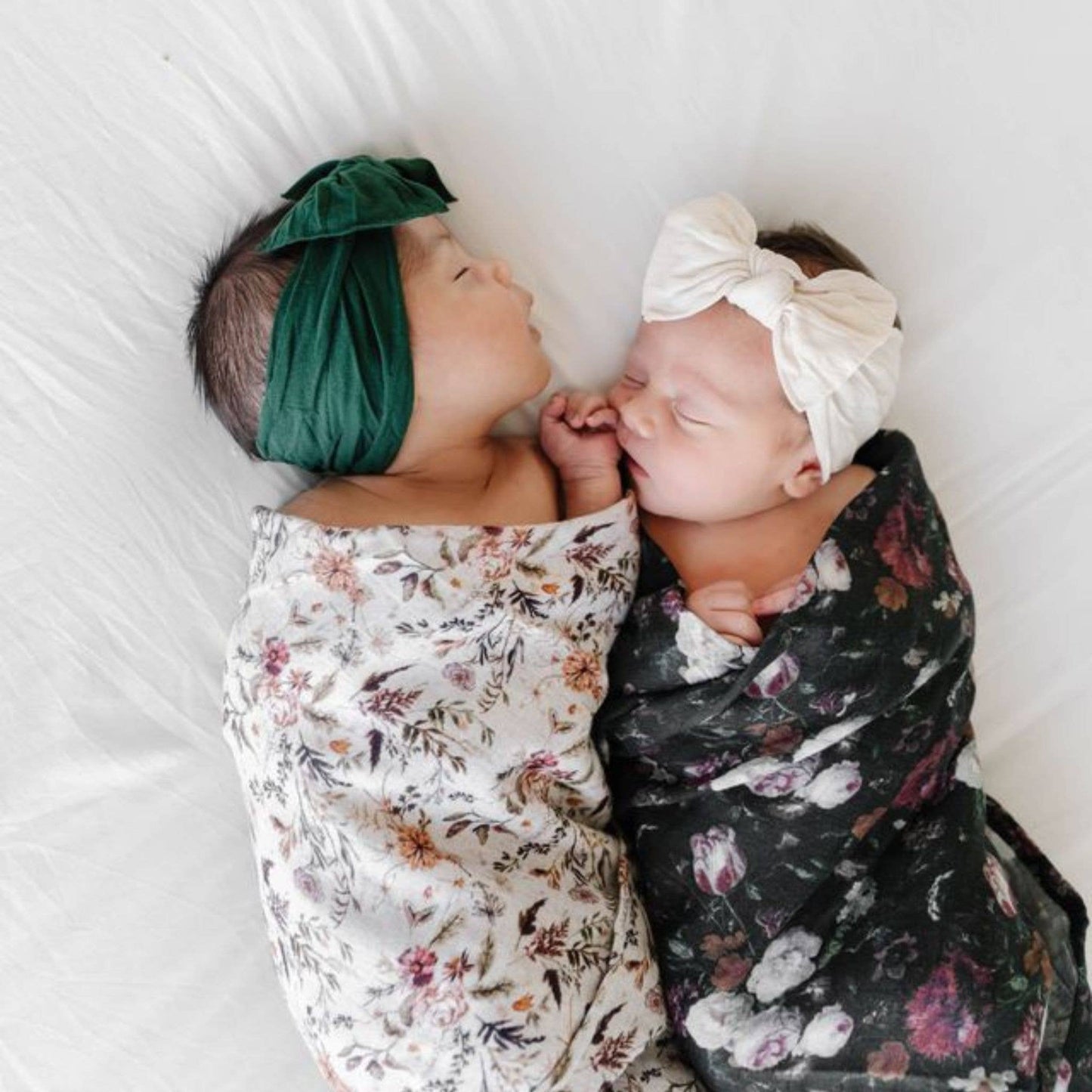 Denim Baby Bling® The Original Knot soft nylon headband: