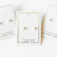 Payton Pearl White 5mm Screwback Stud Earrings