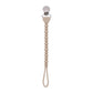 Itzy Ritzy Sweetie Strap™ Silicone One-Piece Pacifier Clips: Buttercream