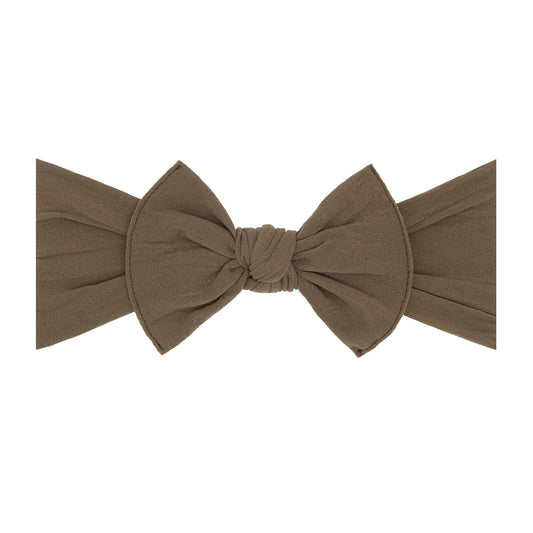 Cocoa: Baby Bling® The Original Knot soft nylon headband