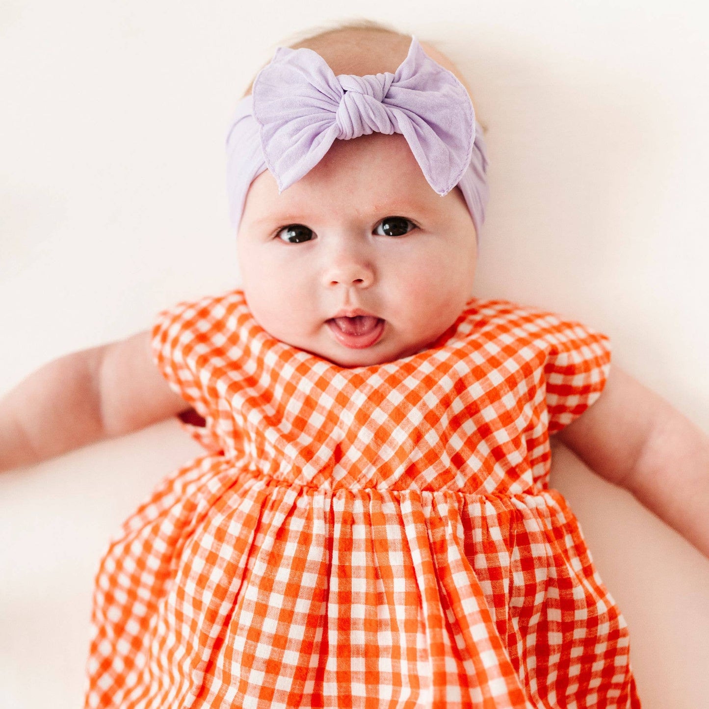 Antique Pink Baby Bling® The Original Knot soft nylon headband: