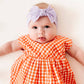 White Baby Bling® The Original Knot soft nylon headband:
