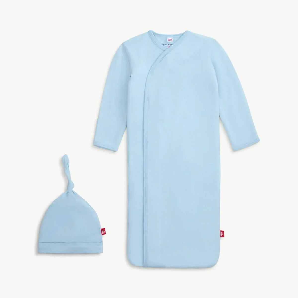 Baby Blue Gown + Hat Set