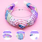 Kids Knot Headband - Rainbow Sequin Knotted Hair Accessories: White