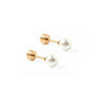 Payton Pearl White 5mm Screwback Stud Earrings