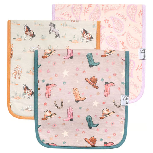Cheyenne: Burp Cloth Set