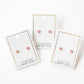 Alli Pink Screwback Stud Earrings