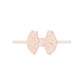 Antique Pink Baby Bling® Baby FAB® Skinny soft nylon bow headband: