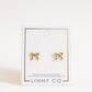 Screwback Stud Earrings - Sadie - Gold
