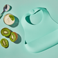 Magnetic Silicone Bib - Kiwi Bliss