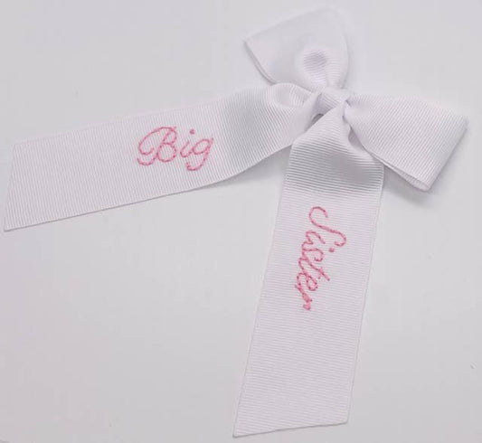 Big Sister Bow: Pink Thread