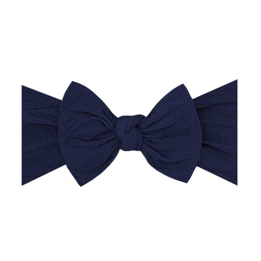 Navy: Baby Bling® The Original Knot soft nylon headband