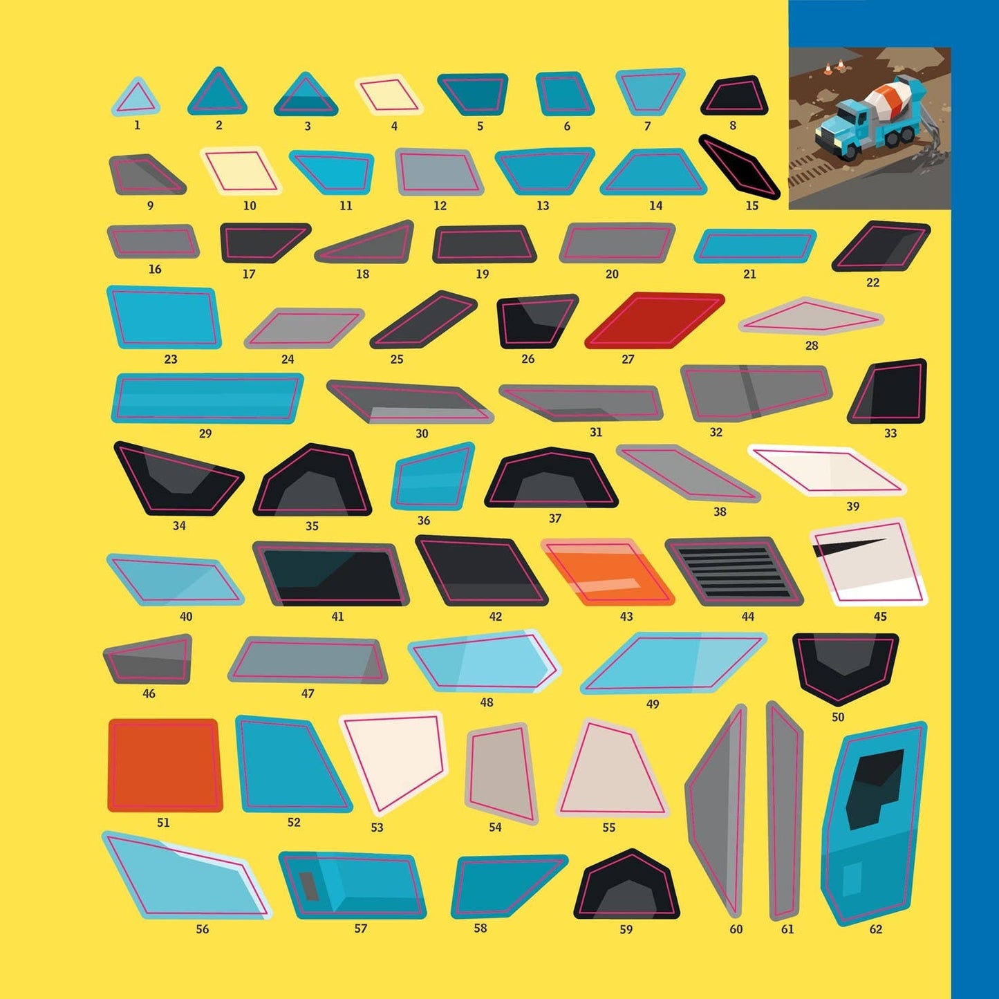 Kids: Trucks, Trains & More Paint by Sticker