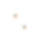 Alli White Screwback Stud Earrings