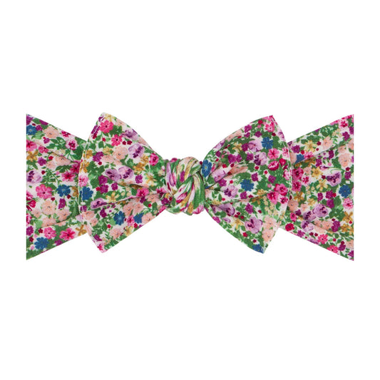 Foxglove Baby Bling® Printed Knot soft nylon headband: