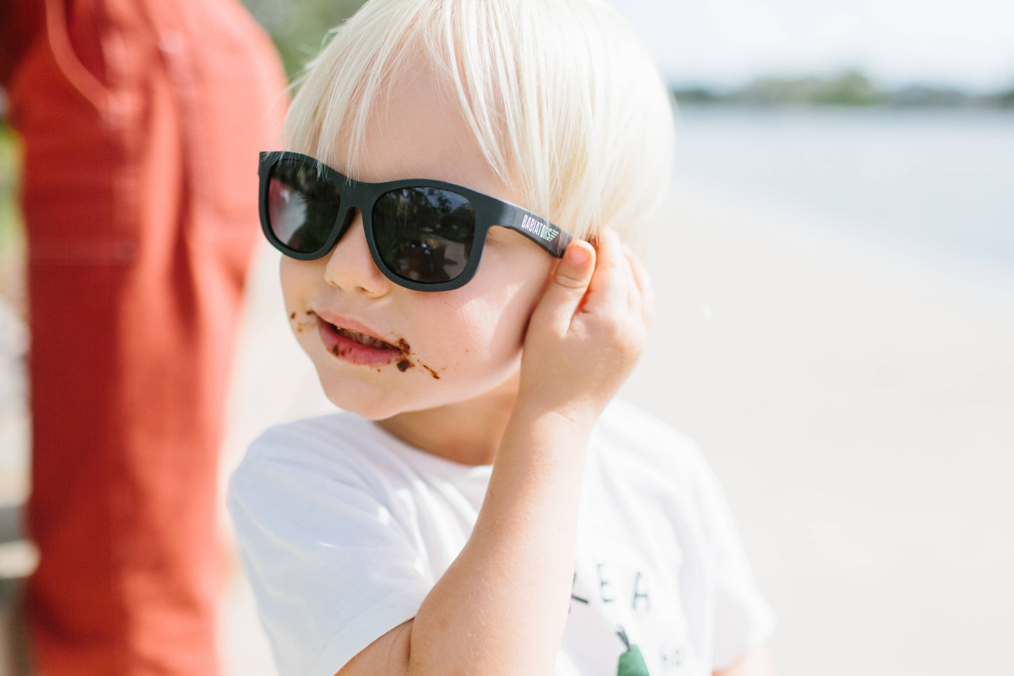 Jet Black Navigator Kids Sunglasses - Stocking Stuffer: 3-5Y / Navigator