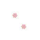 Alli Pink Screwback Stud Earrings