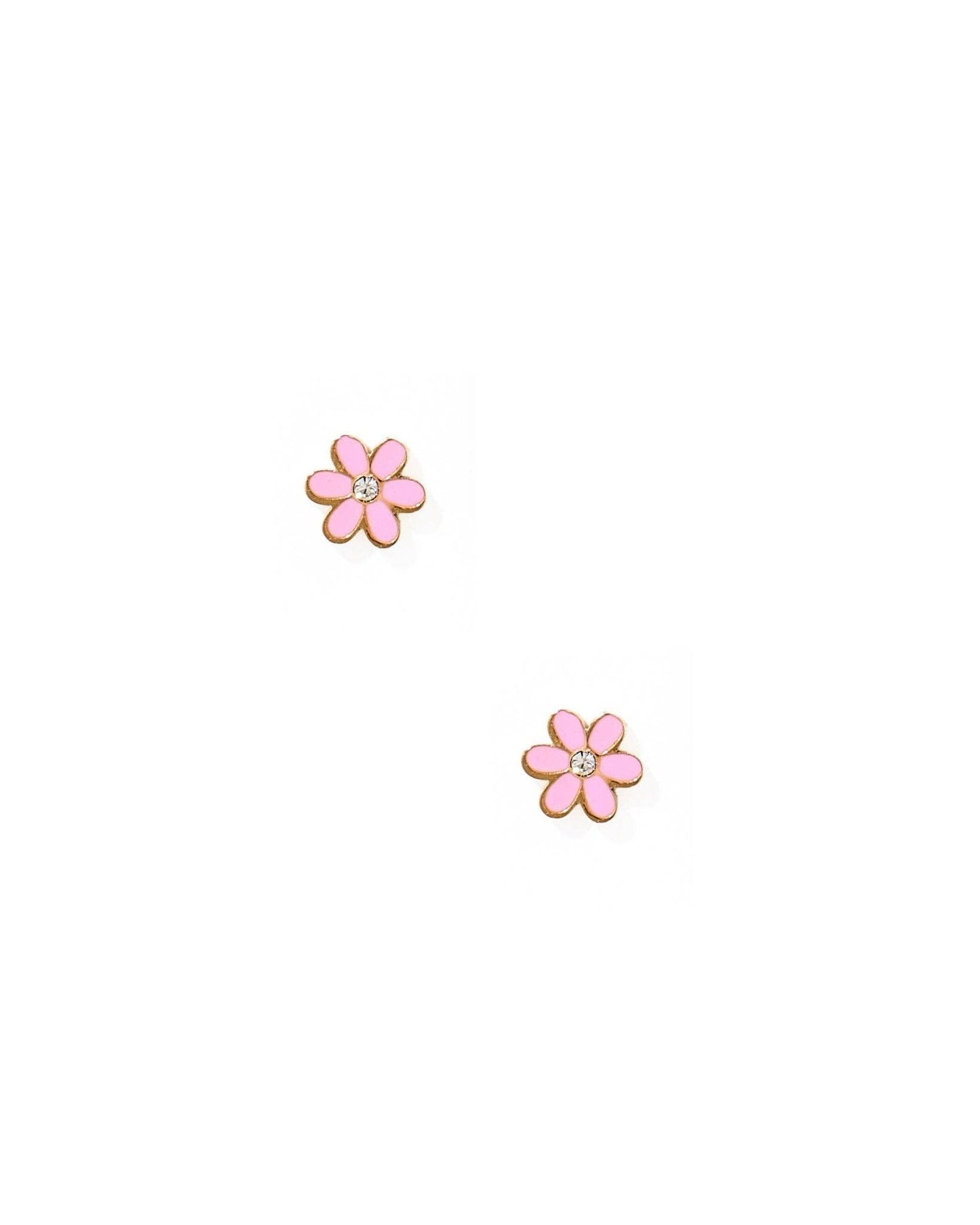 Alli Pink Screwback Stud Earrings