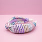 Kids Knot Headband - Rainbow Sequin Knotted Hair Accessories: White